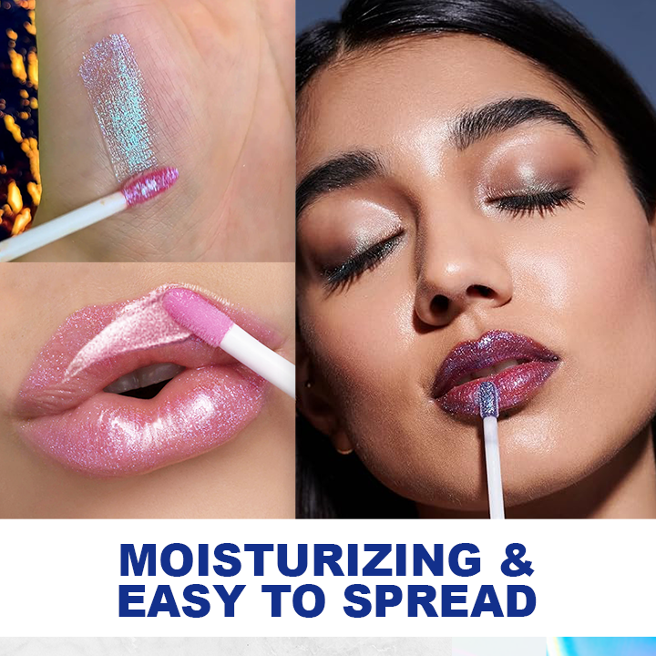 LIMETOW™ Holographic Glazed High Shine Lip Gloss